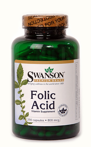 Acid folic 800 mcg SWANSON - 250 capsule